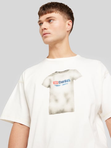 DIESEL - Camisa 'T-BOXT-N12' em branco
