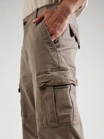 HOLLISTER Regularen Kargo hlače | rjava barva