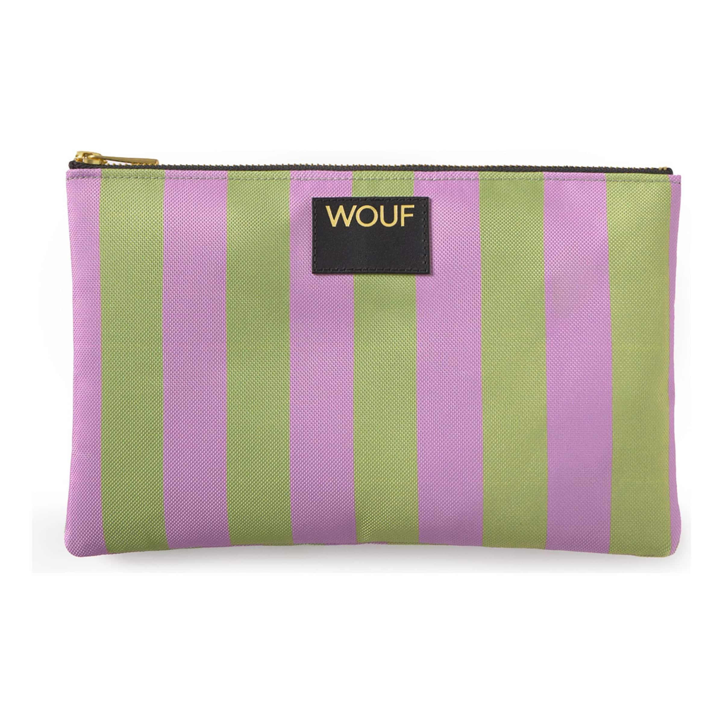 Wouf Cosmetic Bag 'Daily' in Green: front