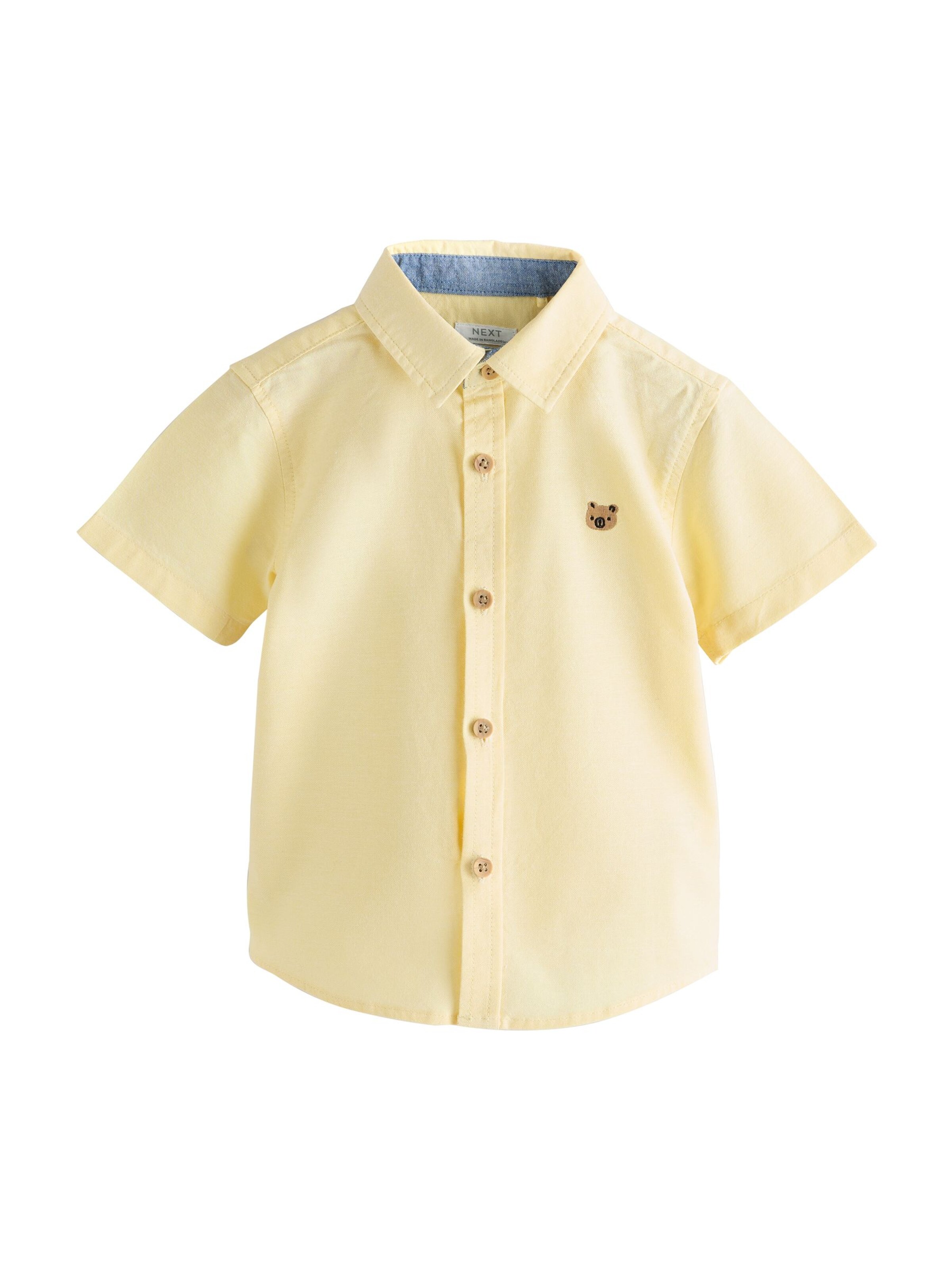 Next Button Up Shirt in Yellow: front