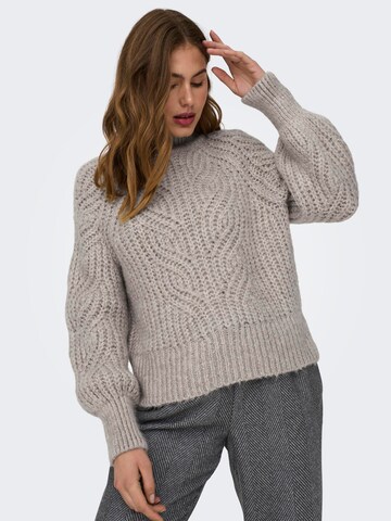 ONLY Pulover 'ONLRUBY' | siva barva: sprednja stran