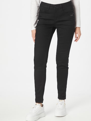 Gang Skinny Jeans 'Amelie' in Black: front