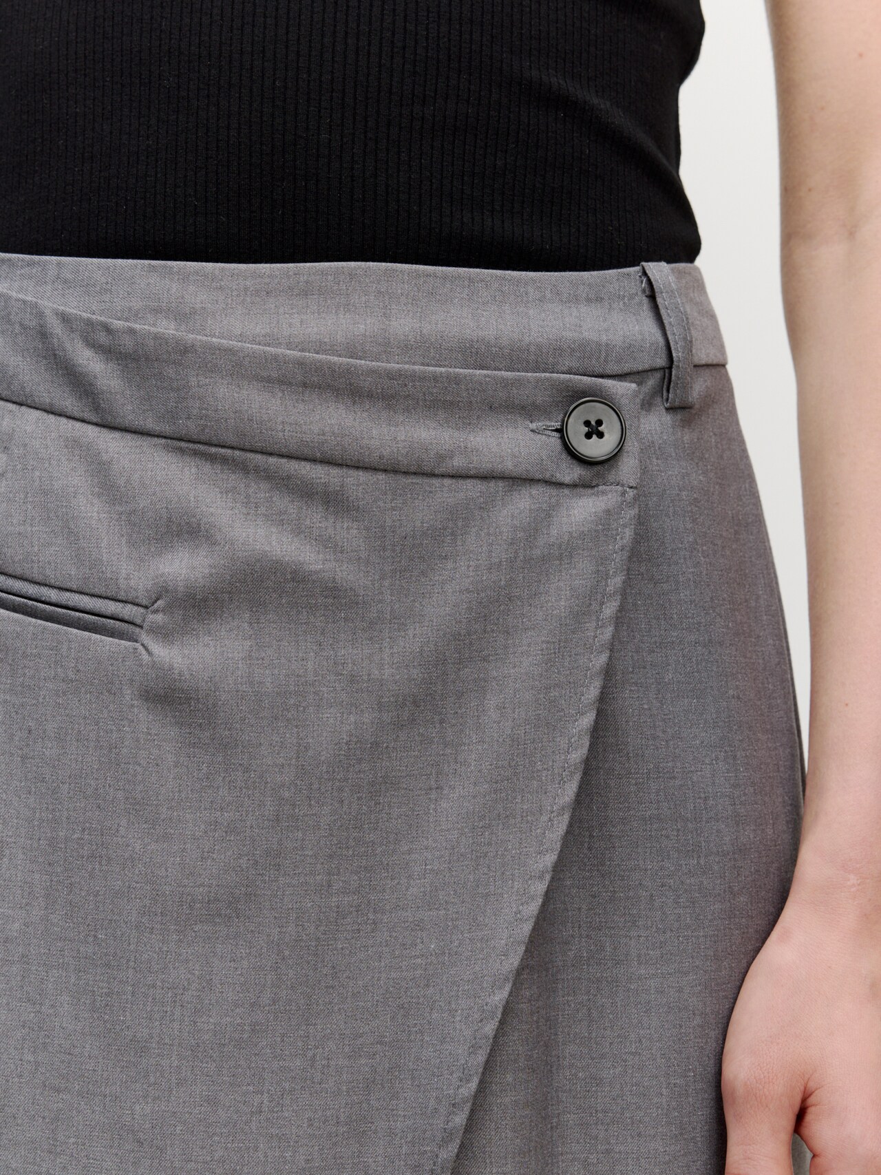 EDITED Produits Jupe 'Liya' gris foncé