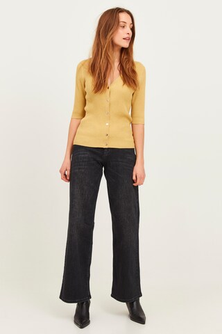 PULZ Jeans - Cárdigan 'SARA' en amarillo