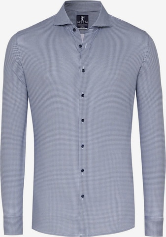 Chemise DESOTO en bleu : devant