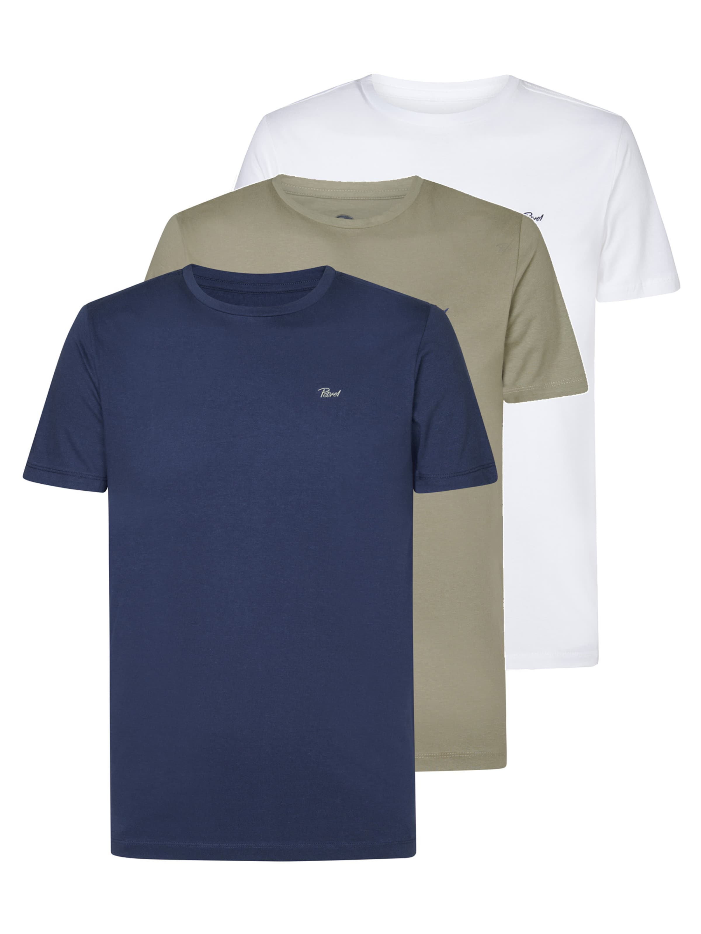 Petrol Industries Tričko 'Sidney' - Modrá: predná strana