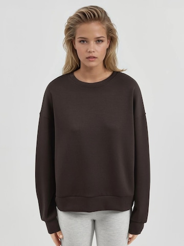 Busem Sweatshirt in Braun: Vorderseite