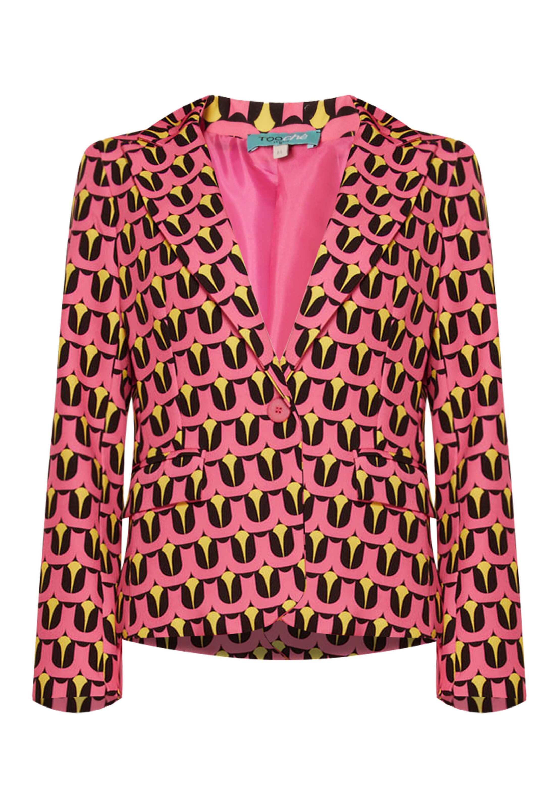 TOOche Blazer 'Mondrian' in Pink: front