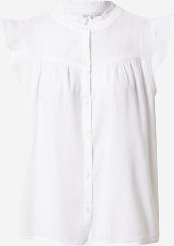 Camicia da donna di GAP in bianco: frontale