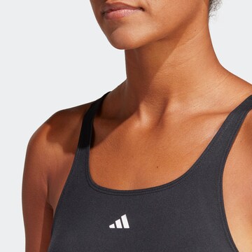 ADIDAS PERFORMANCE Αθλητικό τοπ 'Train Icons 3-Stripes' σε μαύρο