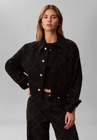 Calvin Klein Jeans Regular Jacke 'DOLEMAN' in Schwarz: Vorderseite