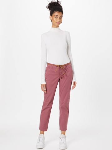 ONLY - Regular Calças chino 'EVELYN' em rosa