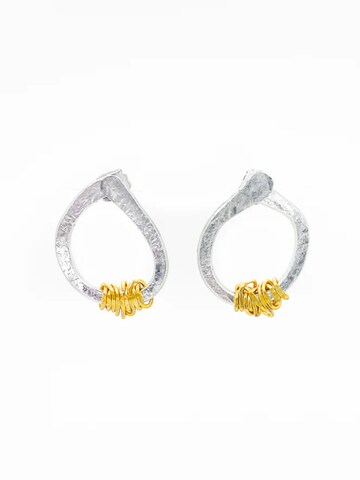 d'ecolife Essentials Earrings 'Filament' in Silver