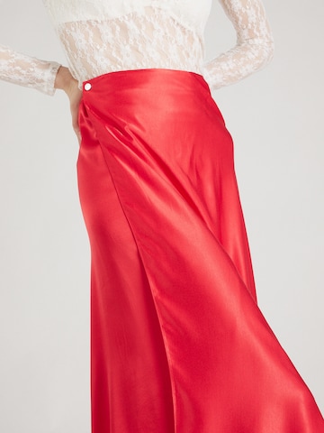 Samsøe Samsøe Spódnica 'Viktoria Bias' w kolorze czerwony