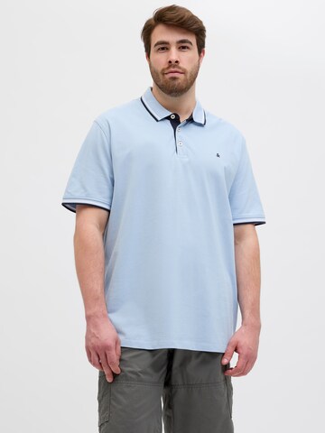 Jack & Jones Plus Bluser & t-shirts 'JJEPAULOS' i blå: forside