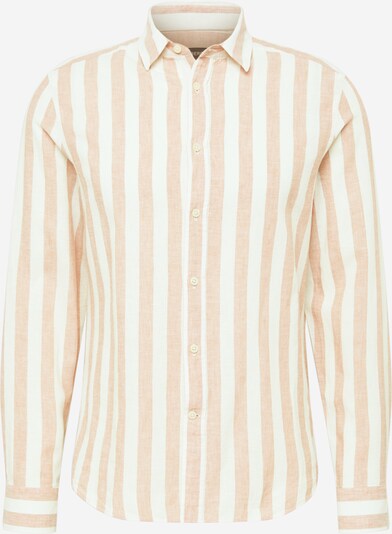 J.Lindeberg Chemise en beige / blanc, Vue avec produit