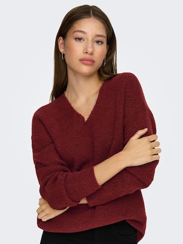 ONLY Sweater 'Camilla' in Red