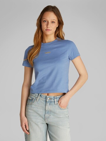 Maglietta di Calvin Klein Jeans in blu: frontale