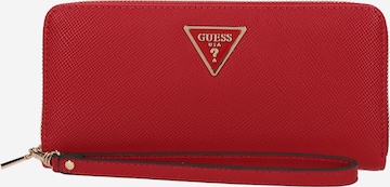GUESS Портмоне 'LAUREL II SLG LARGE ZIP AROUND' в Красный: спереди
