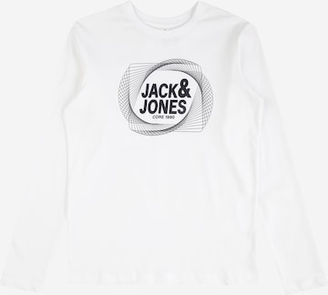 Tricou 'Luca' de la Jack & Jones Junior pe alb: față