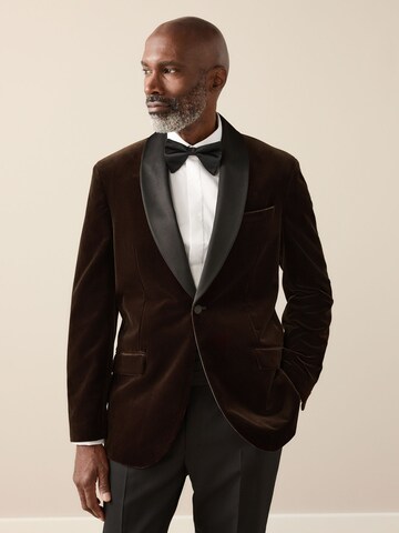 Next Regular fit Blazer in Brown: front