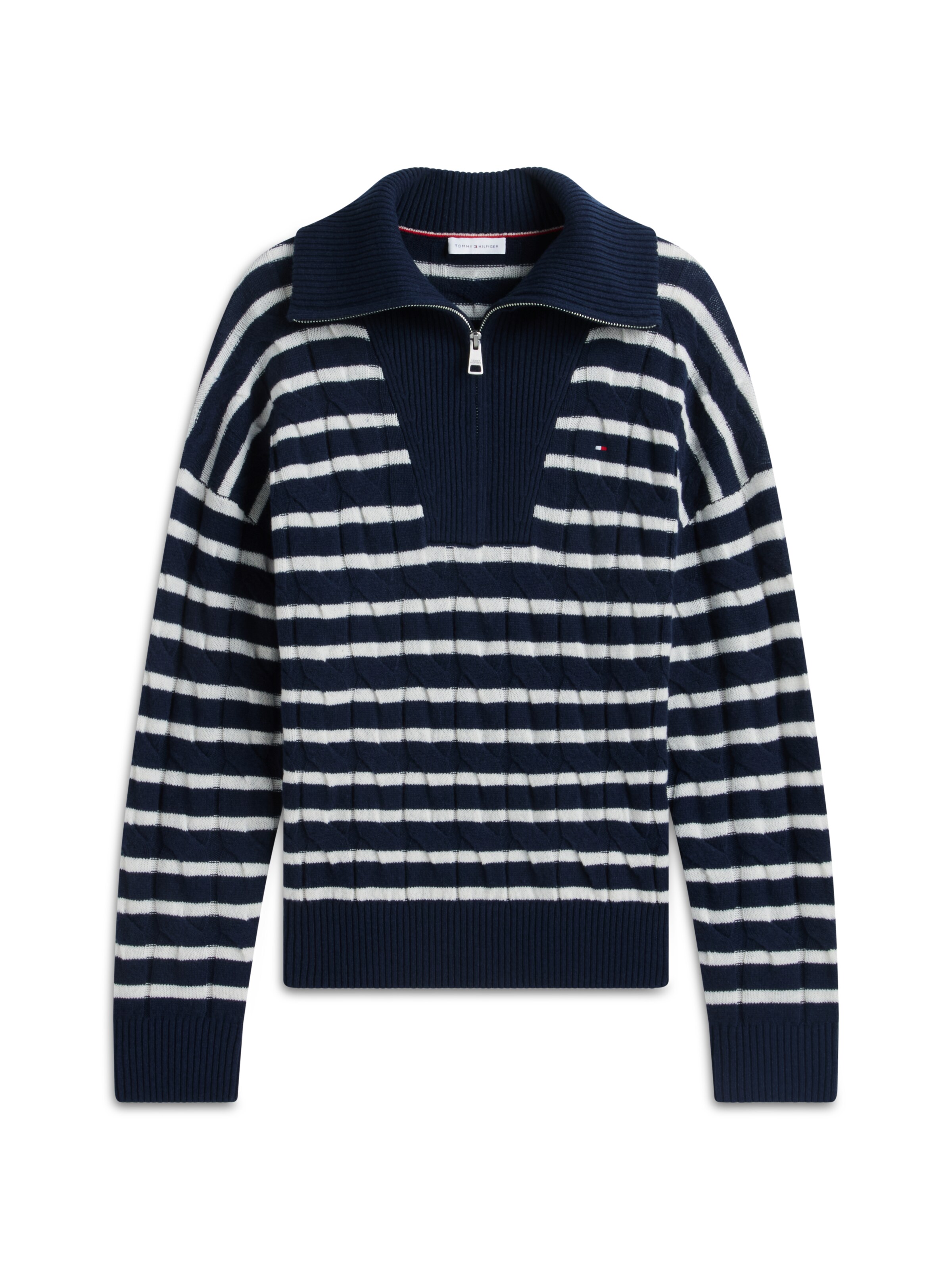 TOMMY HILFIGER Pullover in Weiß: Vorderseite