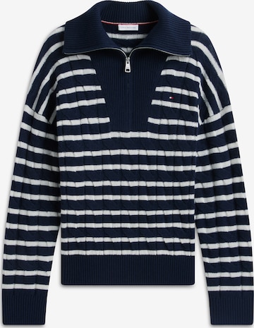 Pulover de la TOMMY HILFIGER pe alb: față