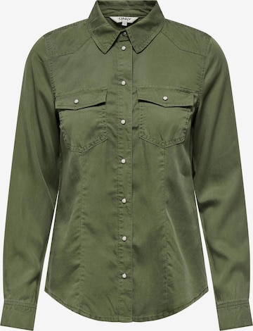 ONLY - Blusa 'ONLAlexa' en verde: frente