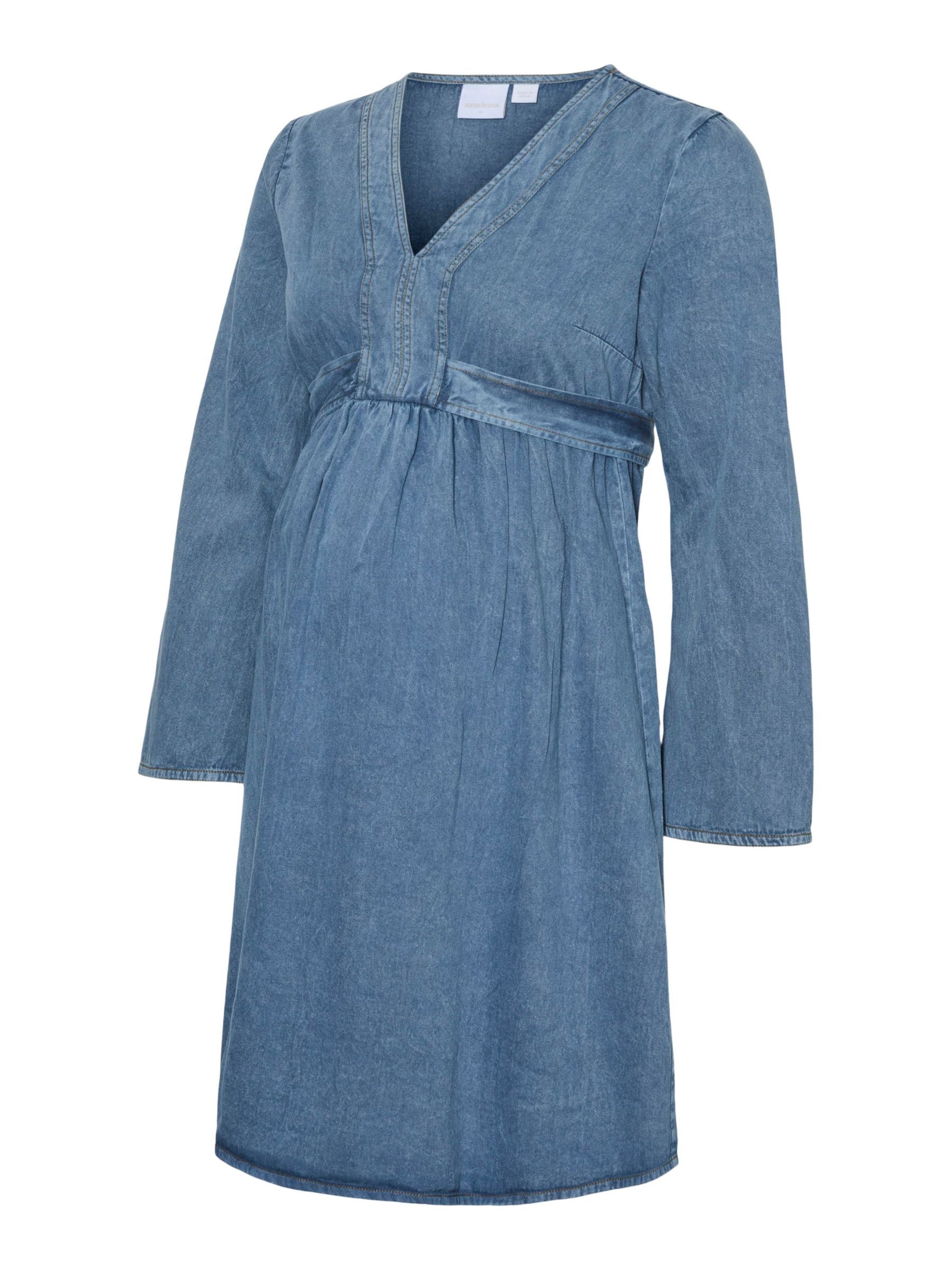 MAMALICIOUS Kleid in blau, Produktansicht