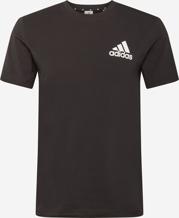 T-Shirt fonctionnel ADIDAS SPORTSWEAR en noir : devant