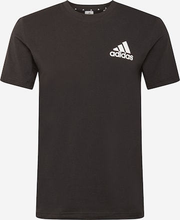 ADIDAS SPORTSWEAR - Camiseta funcional en negro: frente