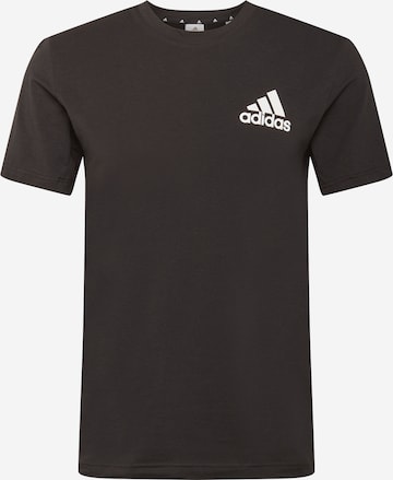 ADIDAS SPORTSWEAR Funktsionaalne särk, värv must: eest vaates