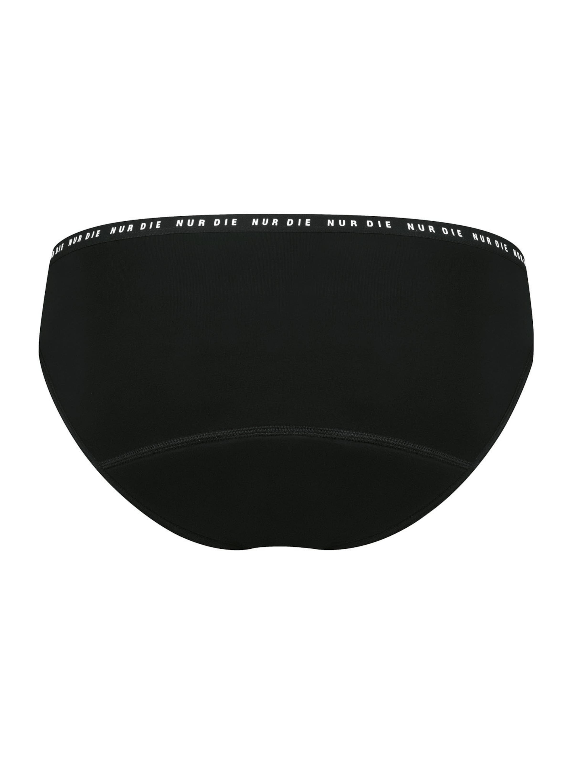 Nur Die Slip ' Alles Geregelt Menstruations-Slip stark' in Zwart