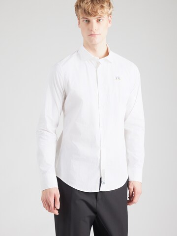 Slim fit Camicia di La Martina in bianco: frontale