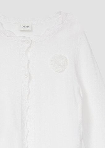 s.Oliver Strickjacke in Weiß