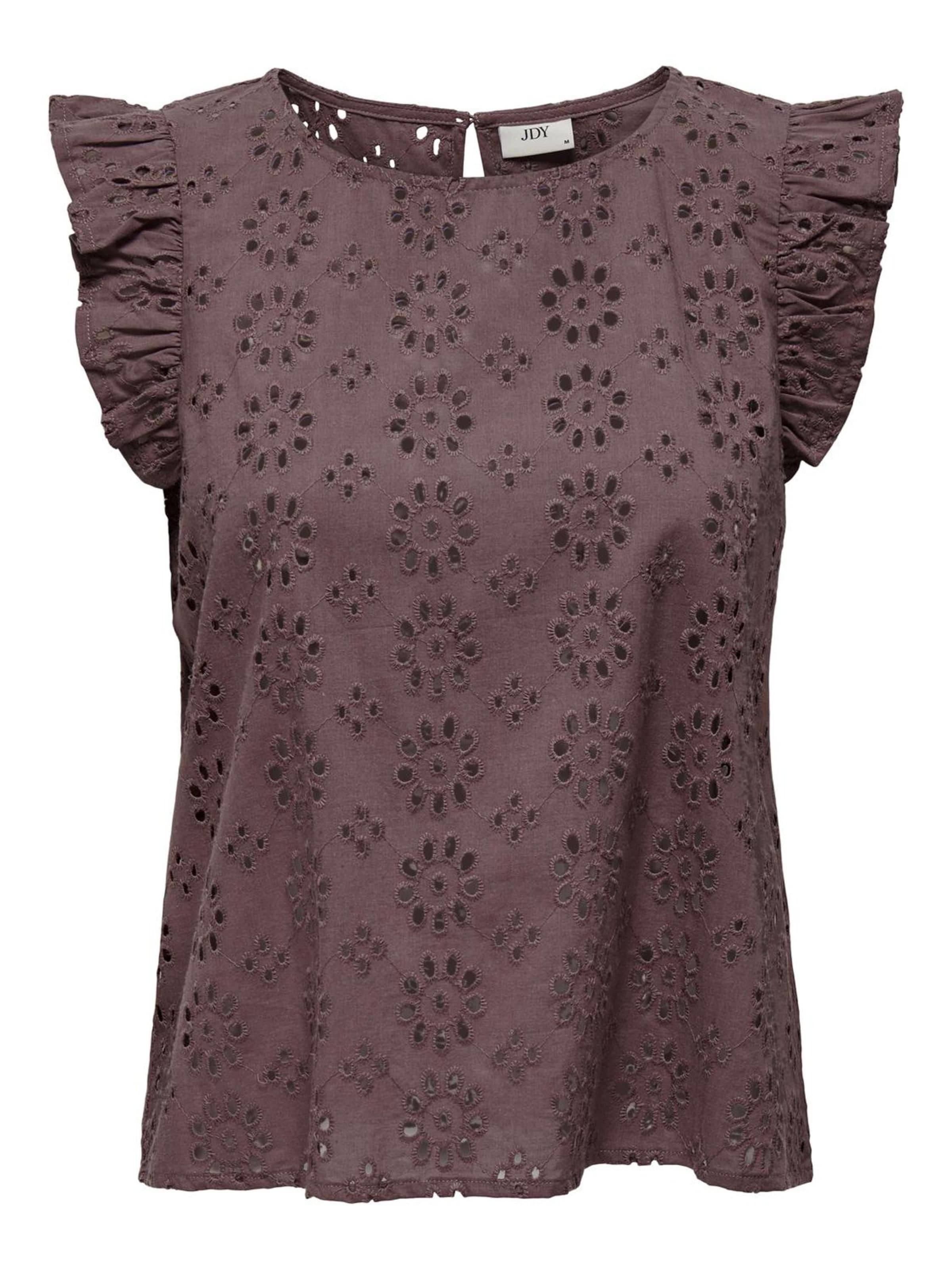 JDY - Blusa 'JDYVola' em castanho: frente