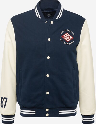 La Martina Between-Season Jacket in Navy / Red / natural white, Item view