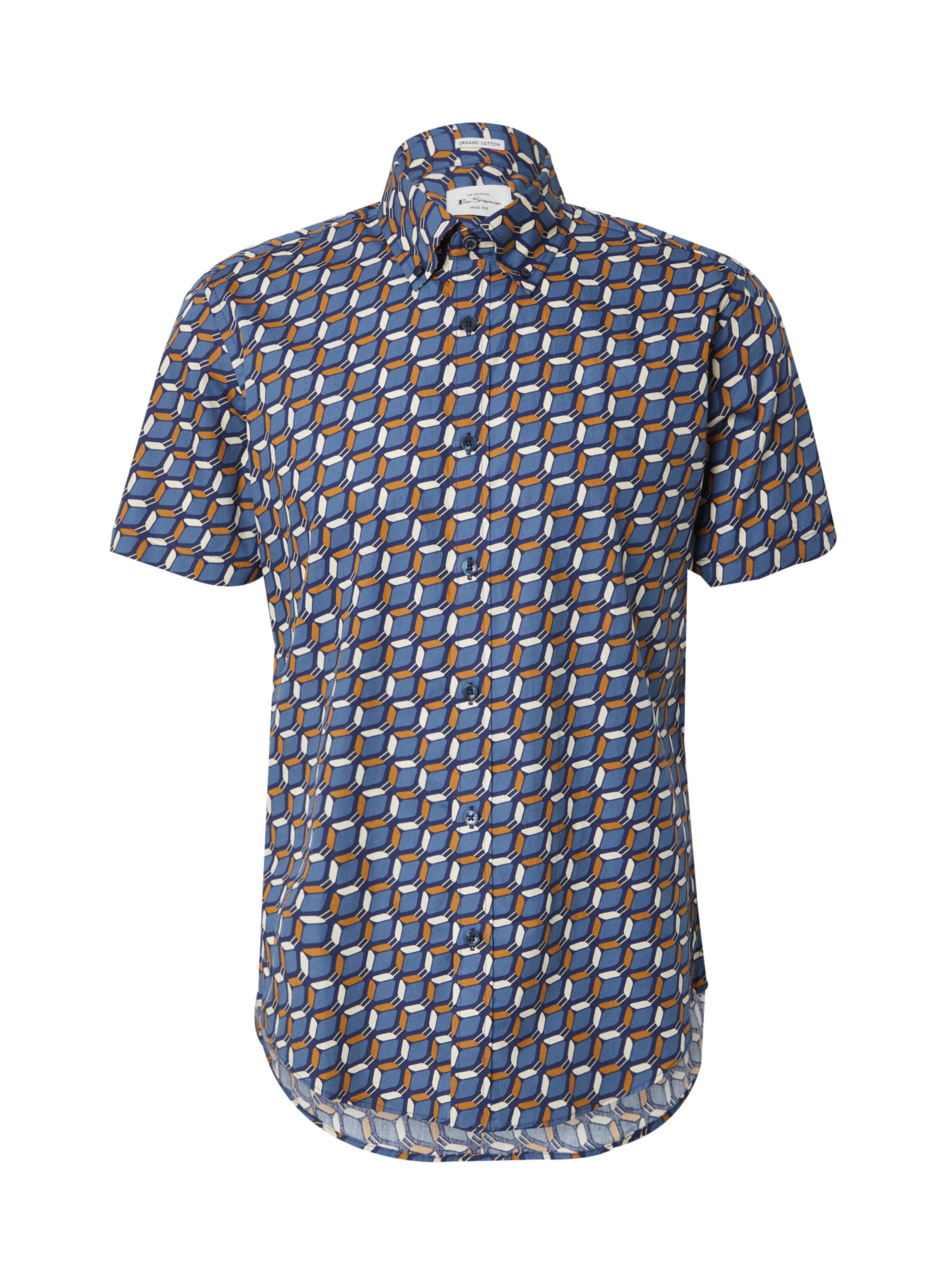 Ben Sherman Regular Fit Hemd in Blau: Vorderseite