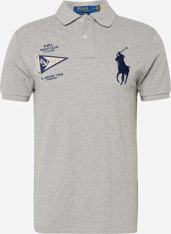 T-Shirt Polo Ralph Lauren en gris : devant