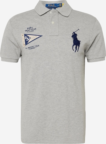 Tricou de la Polo Ralph Lauren pe gri: față