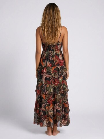 Miss June Kleid 'Robe Longue Floriana'‌‌‌‌‌‌ in Schwarz