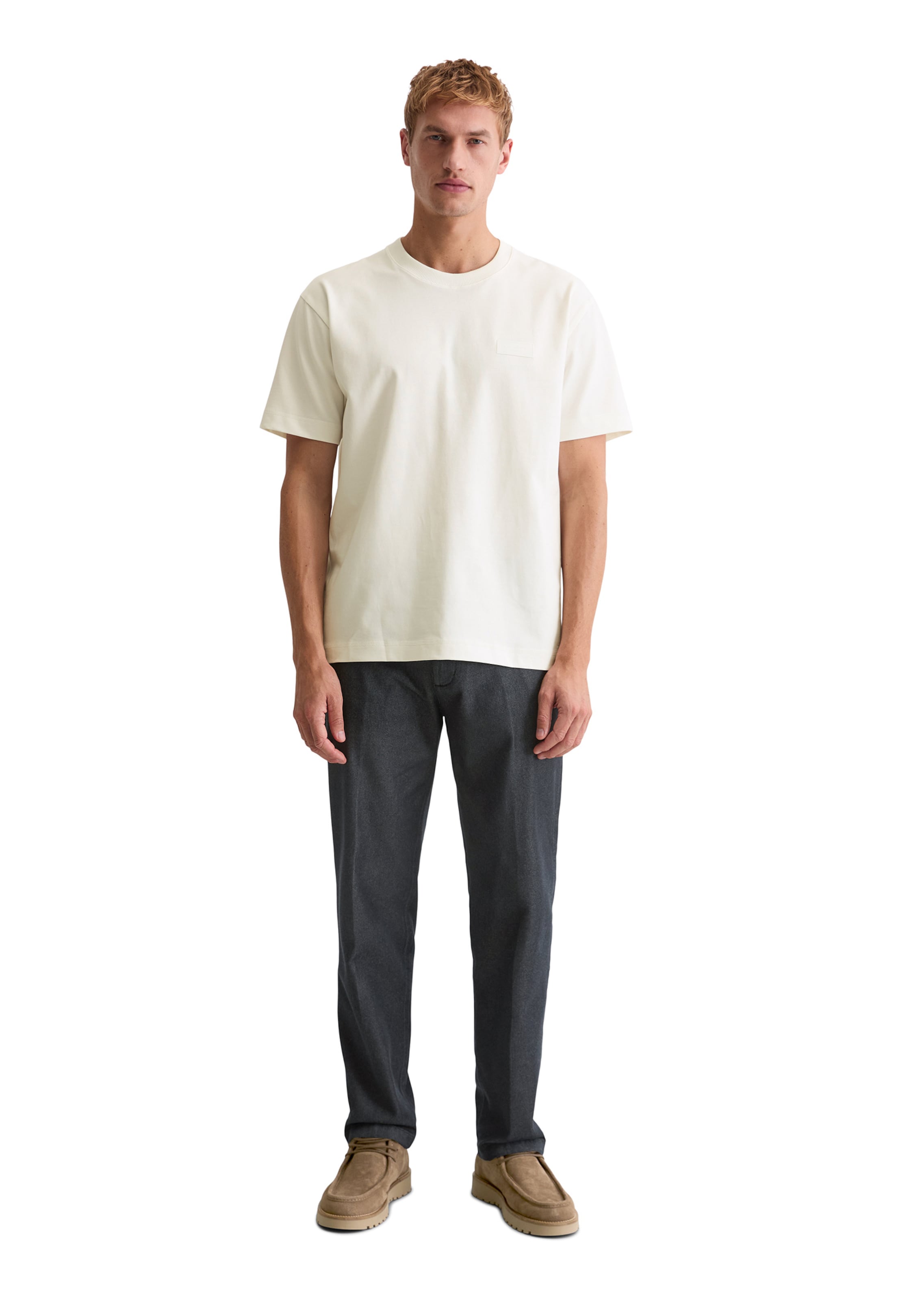 Marc O'Polo Shirt in Beige: front