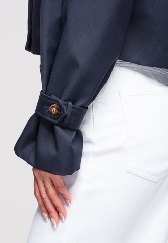 Ombre Tussenmantel 'Ow-Janp-0135' in Blauw