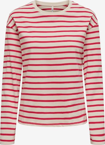 ONLY Shirt 'ONLNEW SOPH' in Beige: voorkant