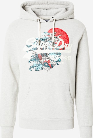 Superdry Свитшот 'Tokyo' в Серый: спереди