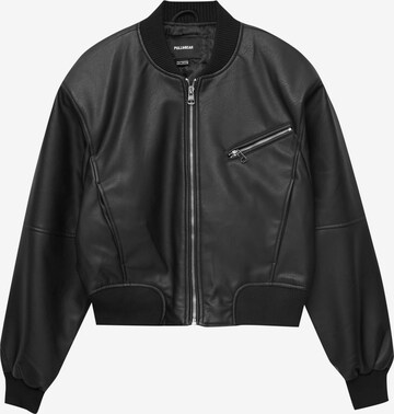 Veste mi-saison Pull&Bear en noir : devant