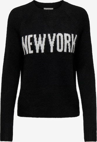 JDY Sveter 'JDYCITY' - Čierna: predná strana
