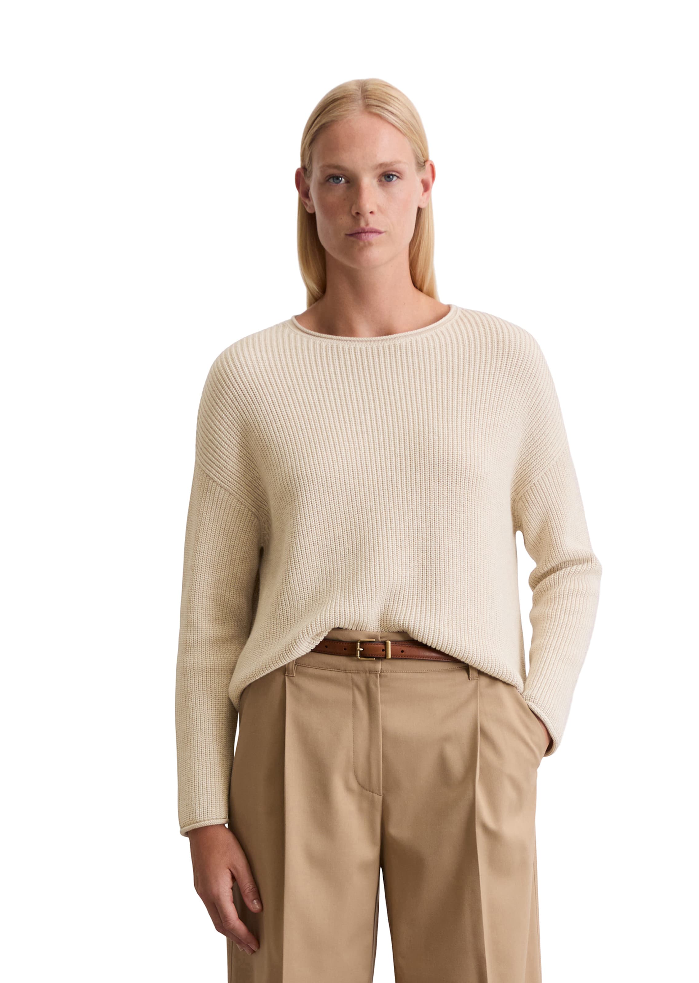 Marc O'Polo - Jersey en beige: frente