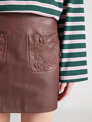 Munthe Φούστα 'BELLIA' σε καφέ