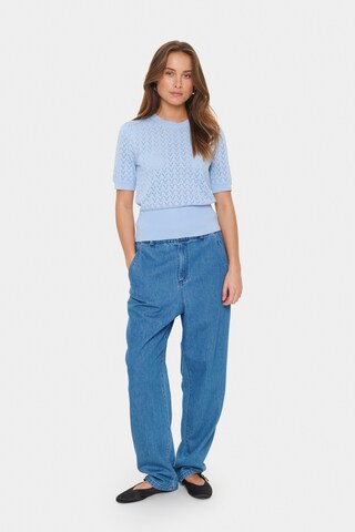 SAINT TROPEZ Pullover in Blau